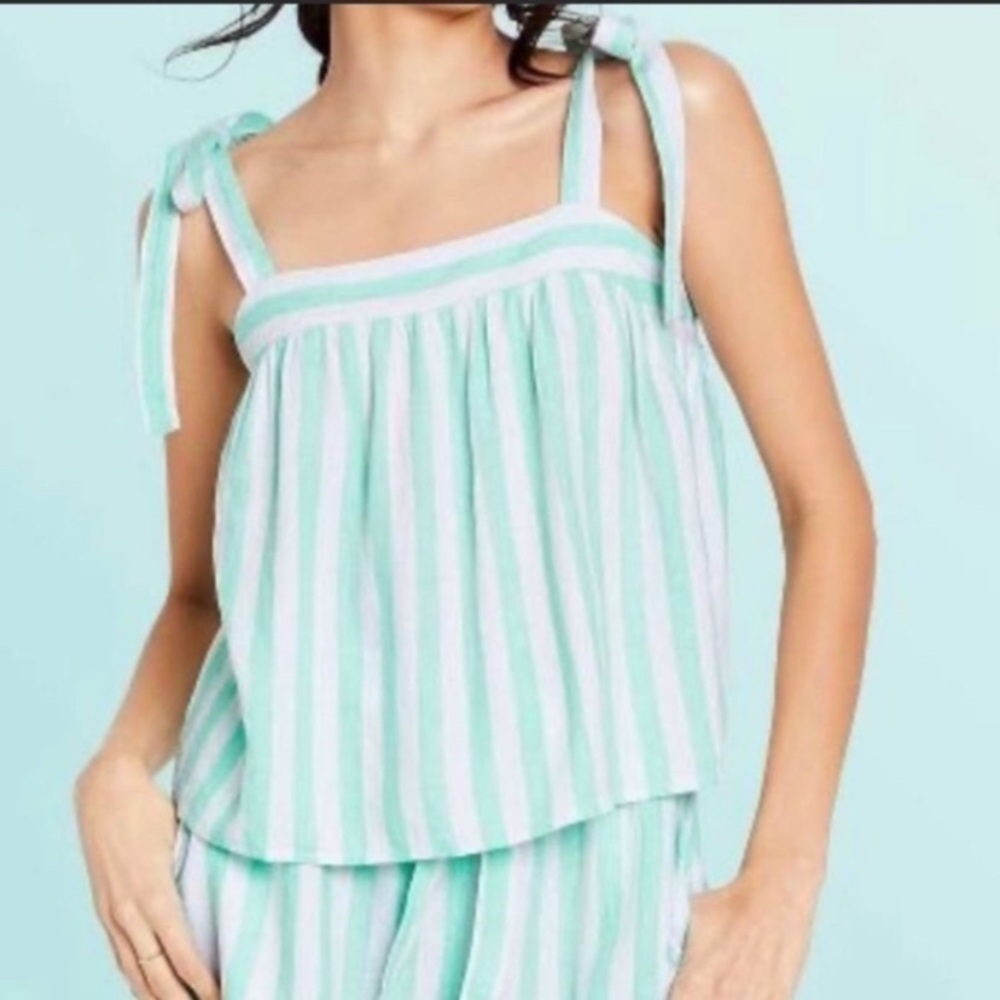 NWT Stoney Clover Ln. For Target Green Linen